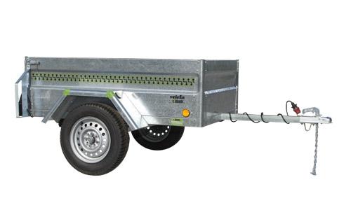 Remolque Carga Galvanizado Serie 2000 1600 x 1020 x 440 mm. | 600 Kg